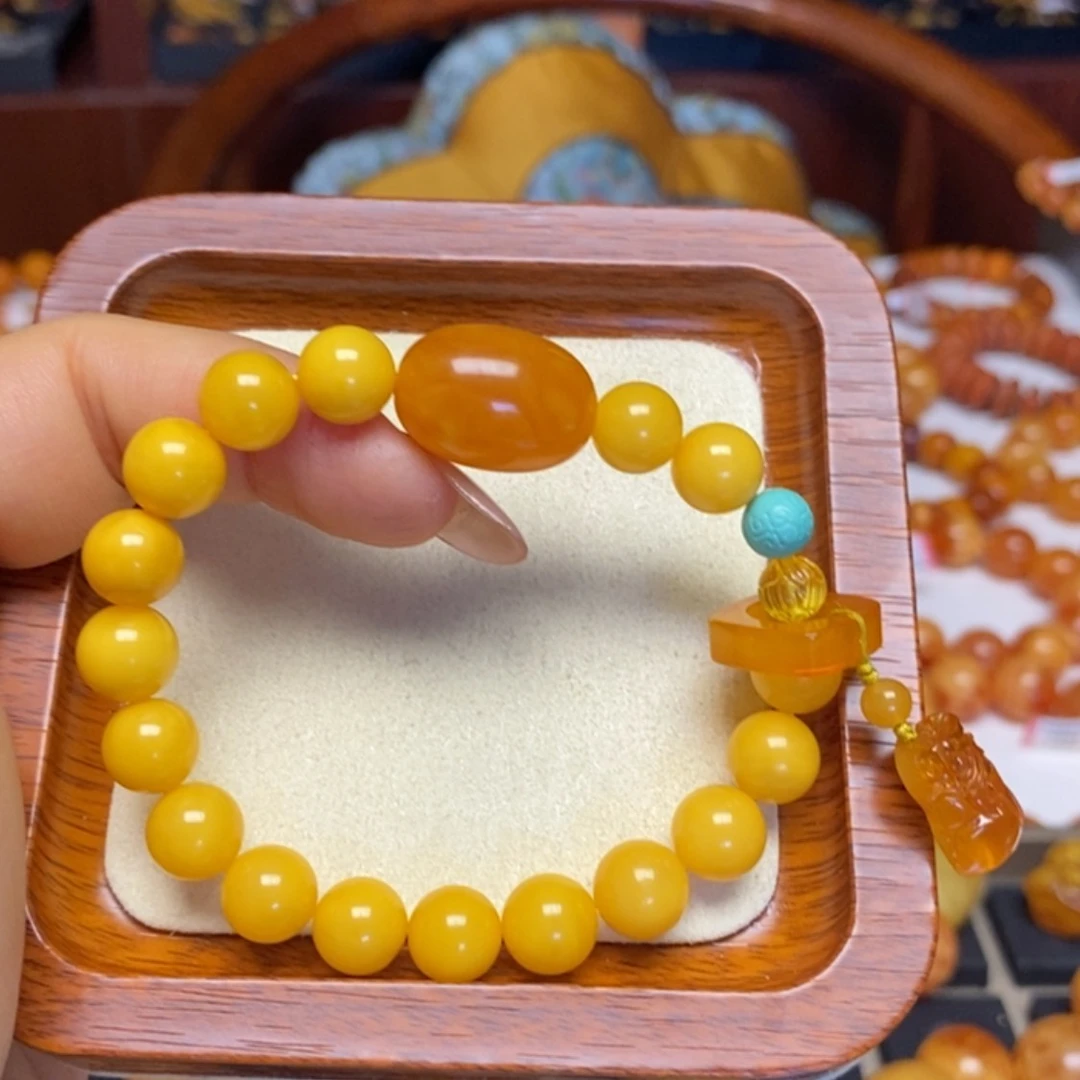 【闪购商品】蜜蜡手链未镶嵌手串