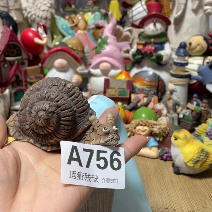 蓝****摆件孤品老货微瑕瓷