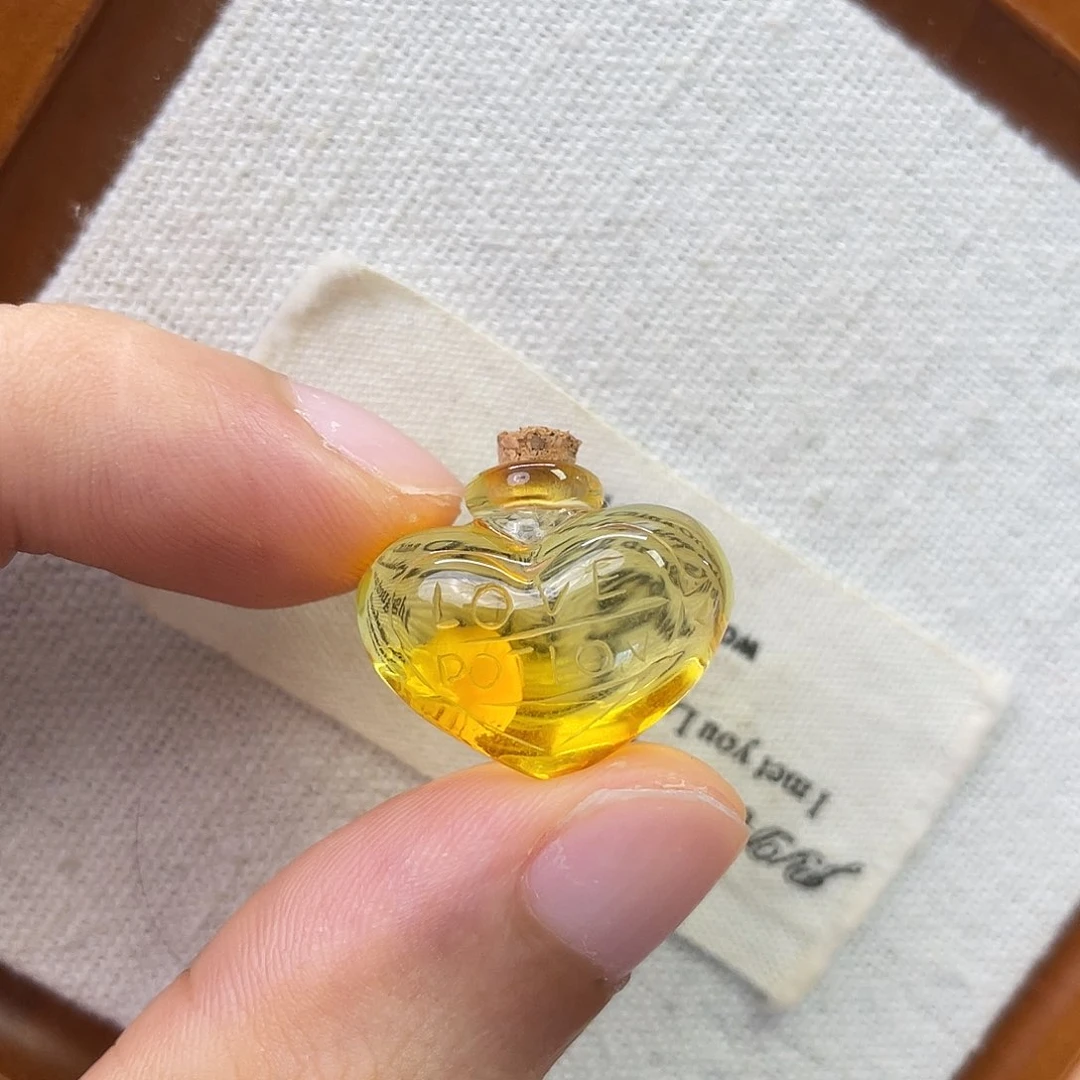 未镶嵌琥珀珠宝奇石许愿瓶