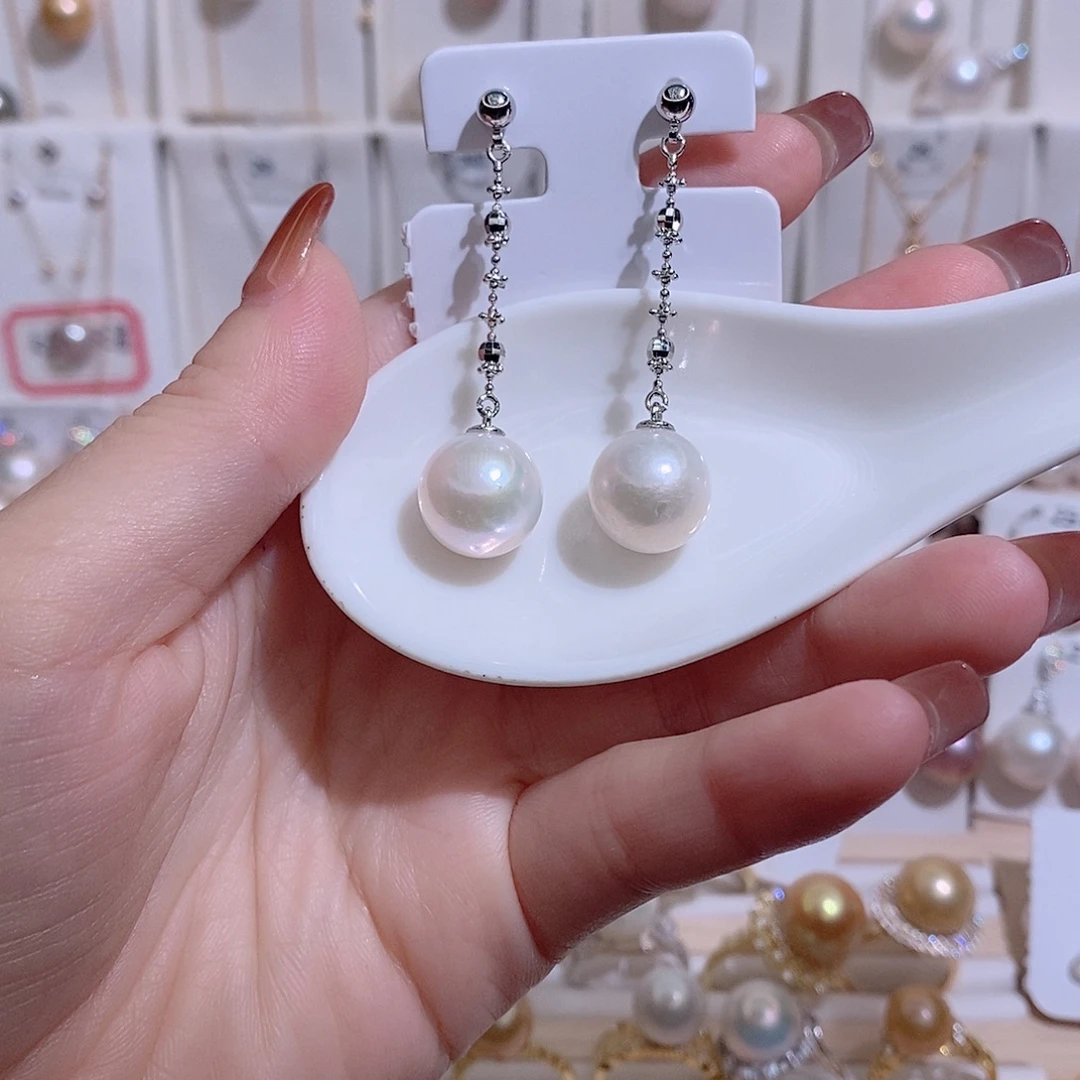 淡水珍珠耳饰未镶嵌w