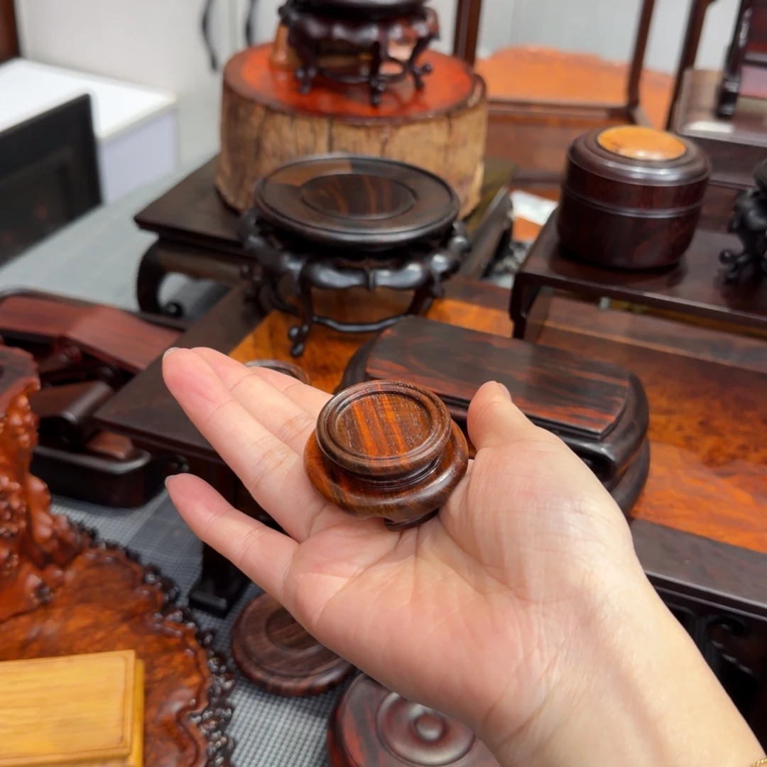 木大红酸枝交趾黄檀底座一木