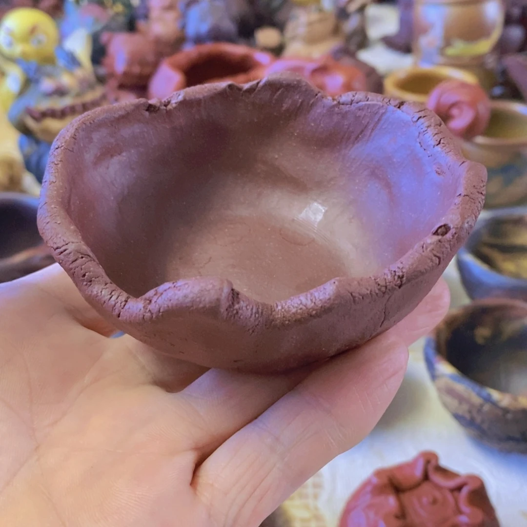 茶杯绿泥紫砂紫砂