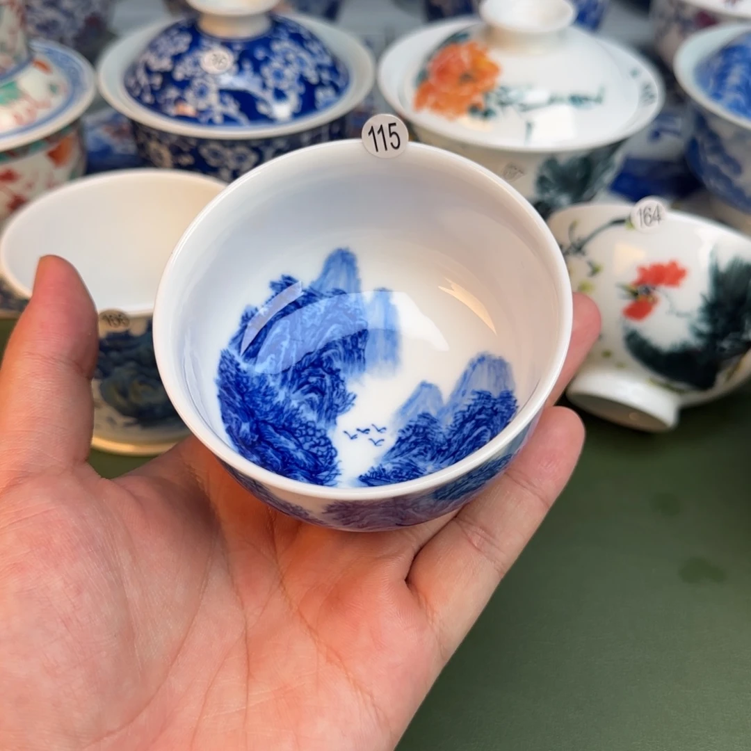 彦祖纯手工手绘茶具115