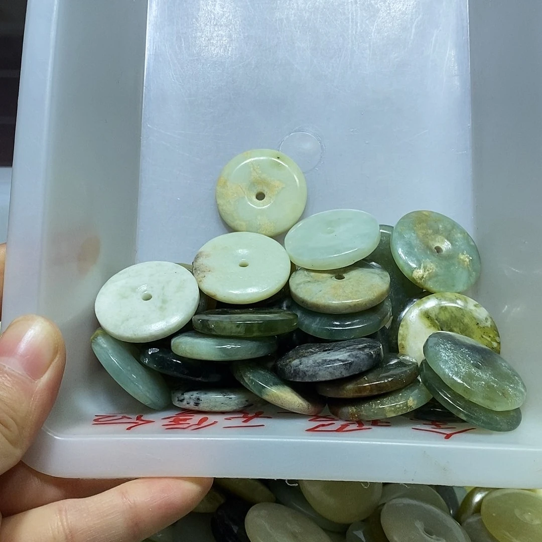 未镶嵌蛇纹石玉车挂29