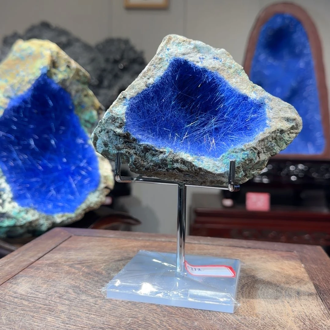 紫砂矿物体晶摆件天****6