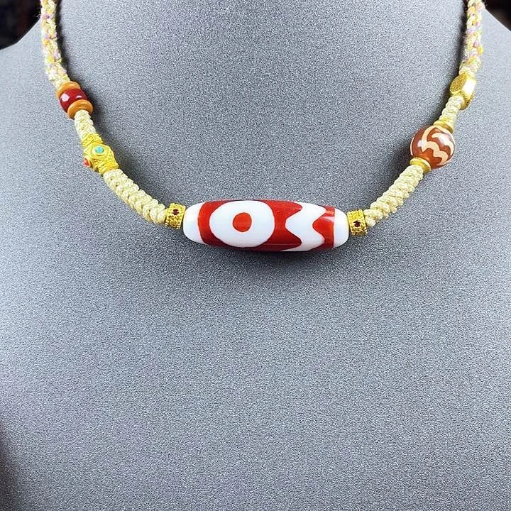 玛瑙/玉髓颈饰合金