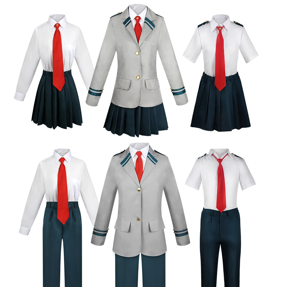 cos衣服绿谷出久爆豪胜己丽日御茶子轰焦冻校服制服