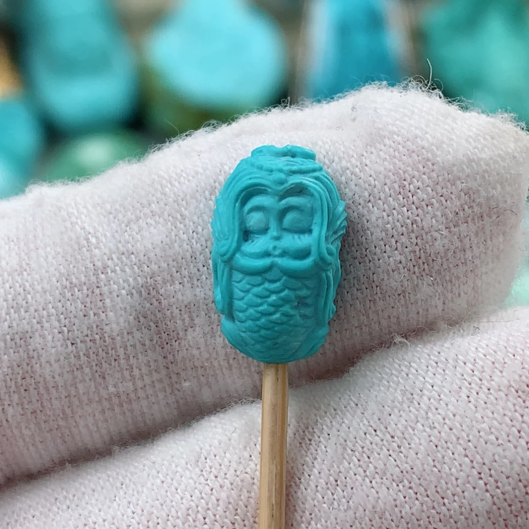 绿松石珠宝奇石未镶嵌