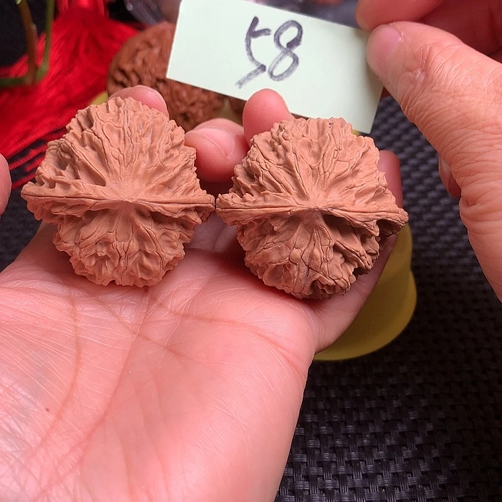 【闪购商品】把件文玩核桃43.5苹果园58