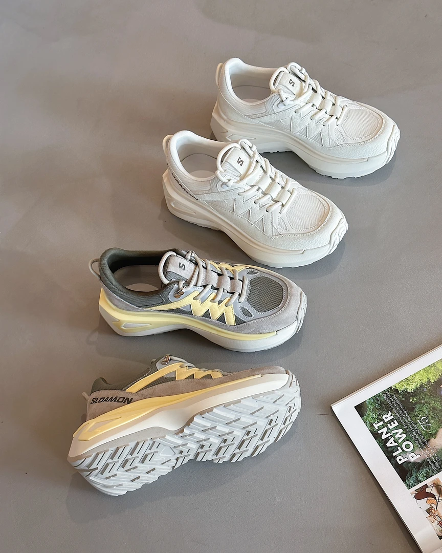 「球宝家」“年货捡漏”白巧雪糕厚底老爹鞋新款时尚百搭休闲增高120