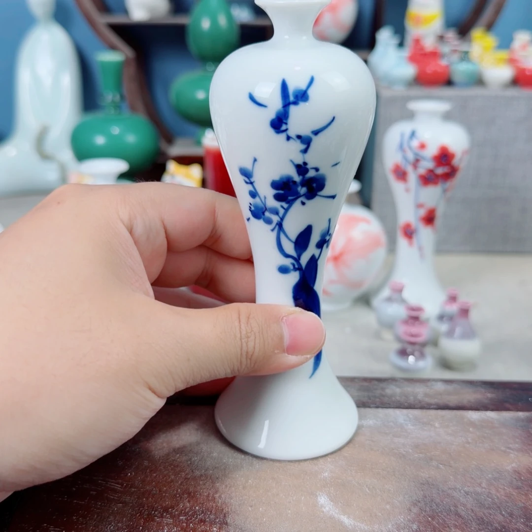 陶瓷手工小花器摆件