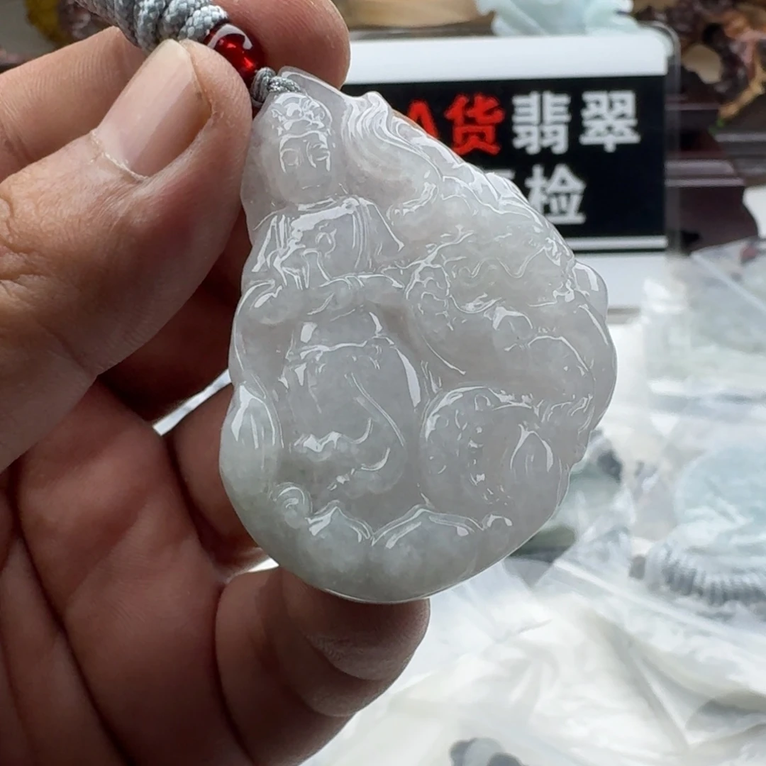 颈饰未镶嵌翡翠天然缅甸A货翡翠