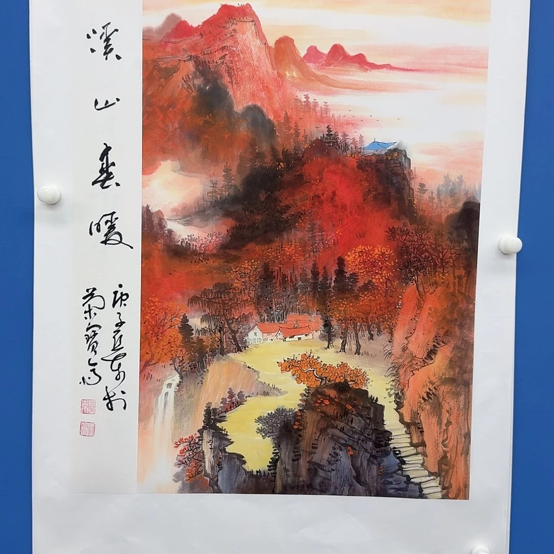 国画多次参加国内外重大