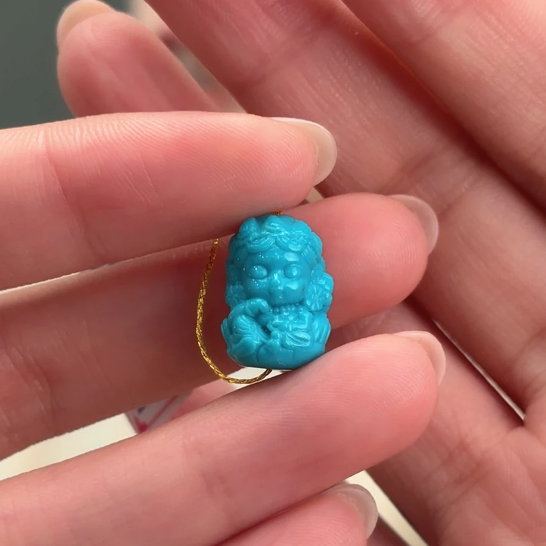 绿松石未镶嵌颈饰