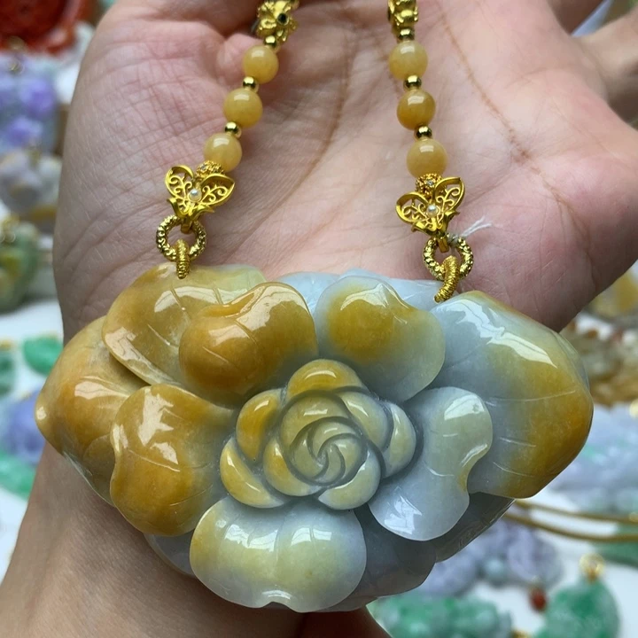 颈饰未镶嵌翡翠翡翠