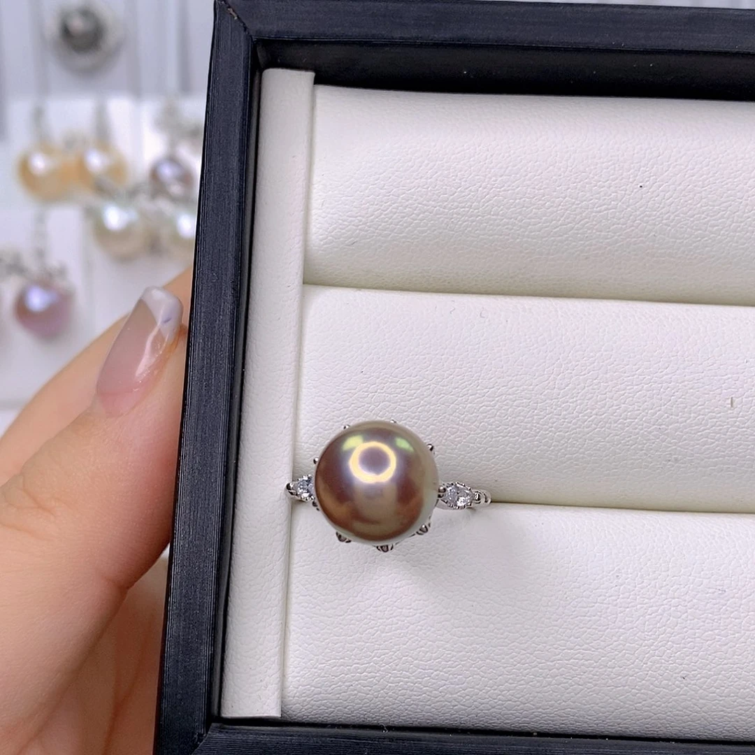 你***笑颈饰银S925镶嵌淡水珍珠