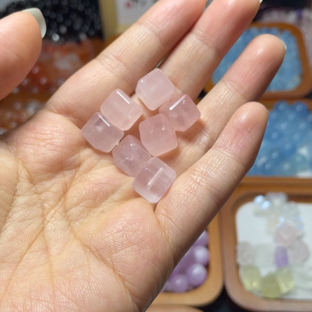 水晶未镶嵌手链粉水方糖