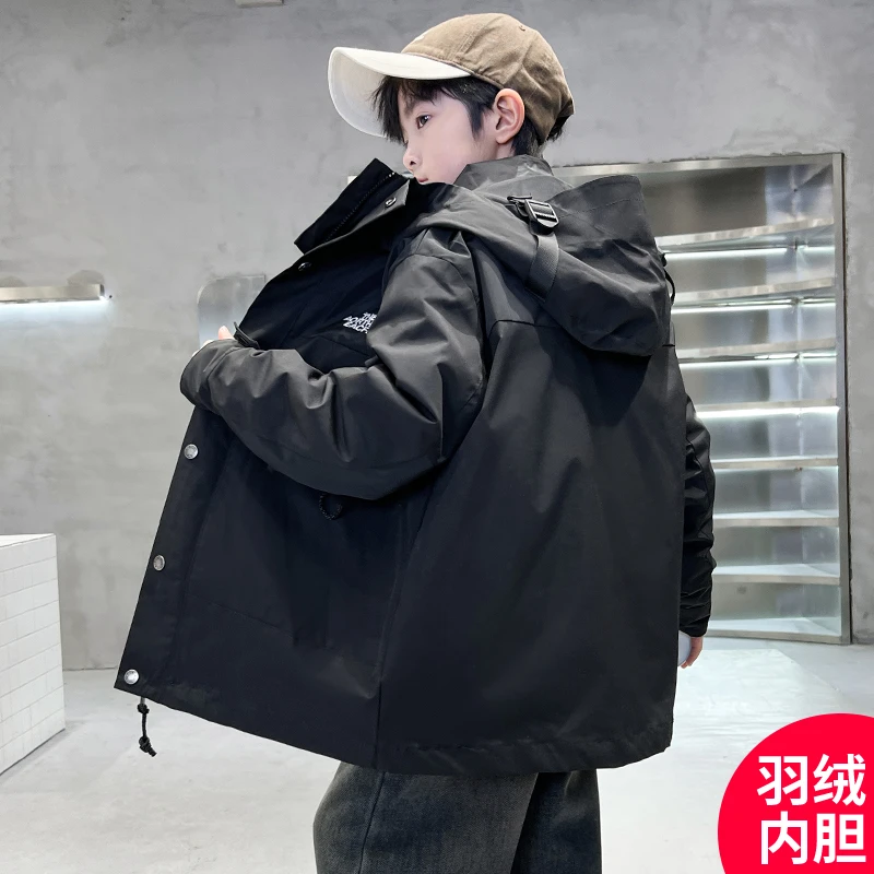 （新号福利）GM大牌（反季）亲子款冲锋衣三合一羽绒服