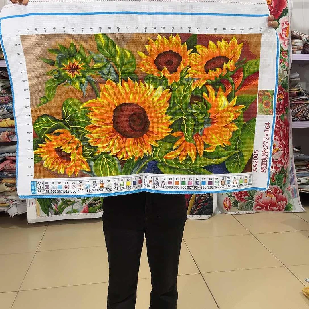 棉十字绣成品出售