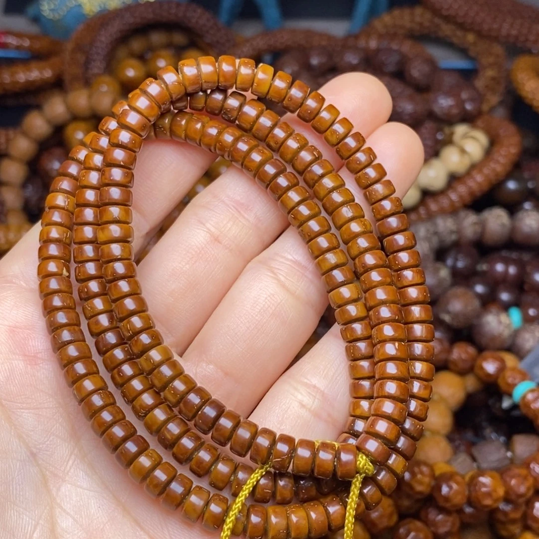 紫金鼠手串一*秋药片6.3尺寸长串