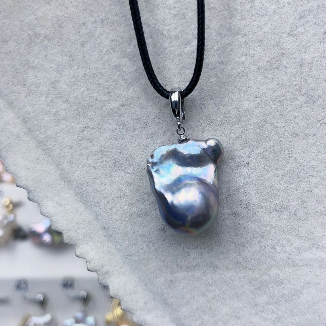 淡水珍珠吊坠(不含链)未镶嵌芳**依12