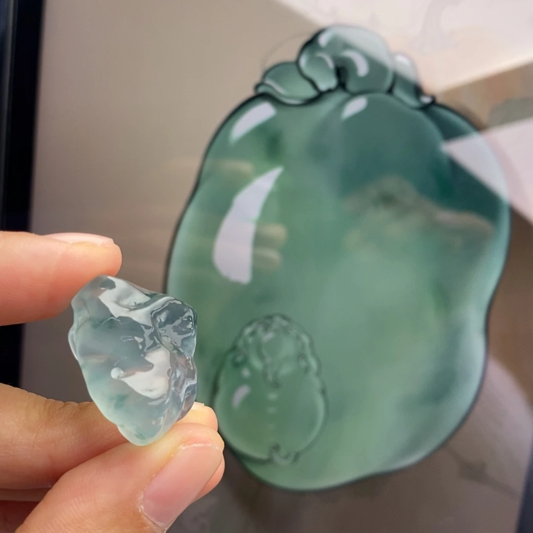 定制翡翠未镶嵌    福气满满