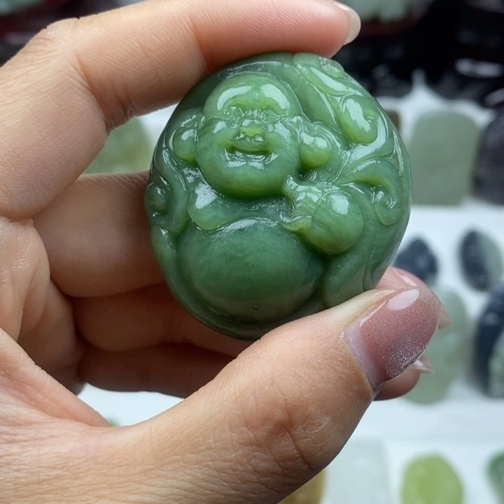 和田玉未镶嵌颈饰33