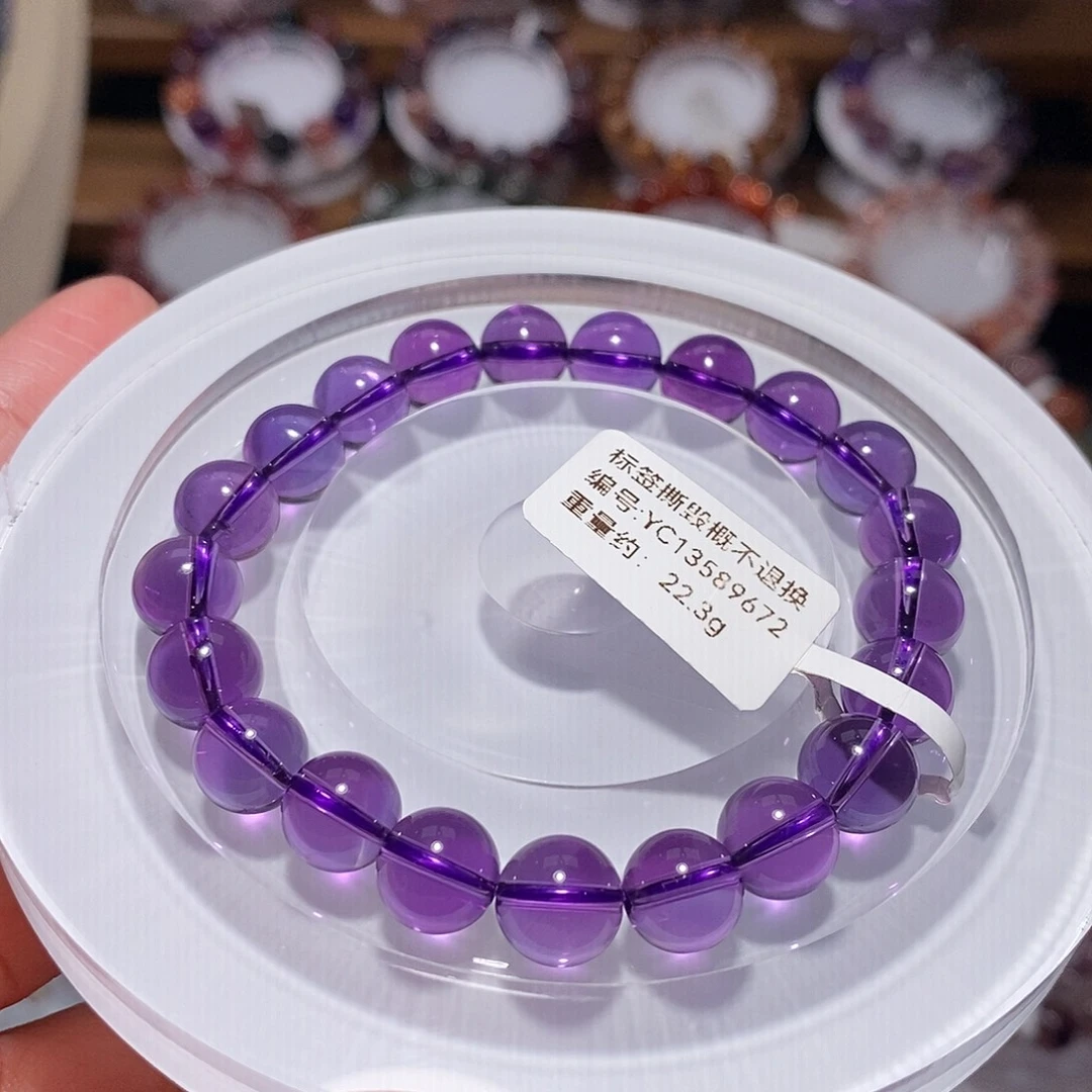 手链未镶嵌水晶F紫水晶9