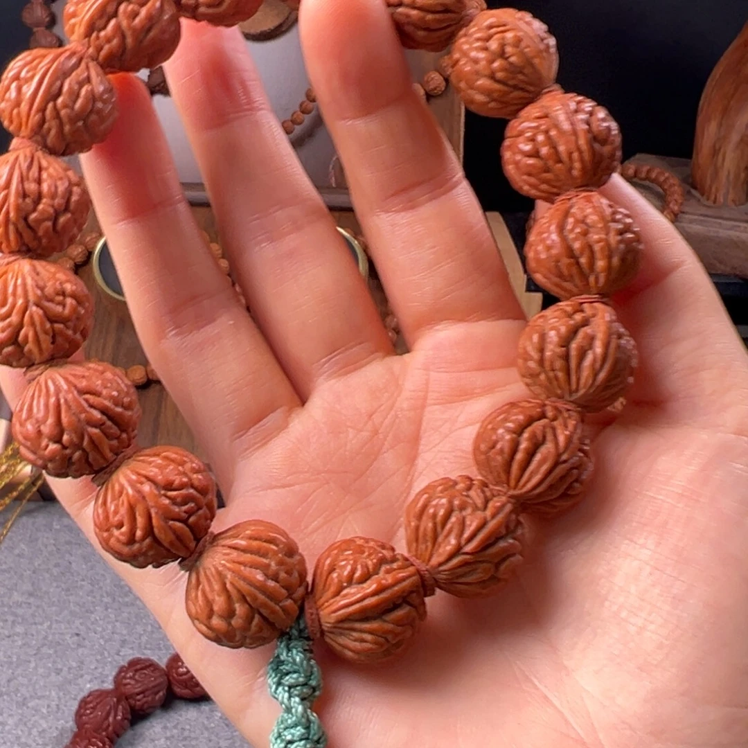 桃核吊坠18野生荔枝