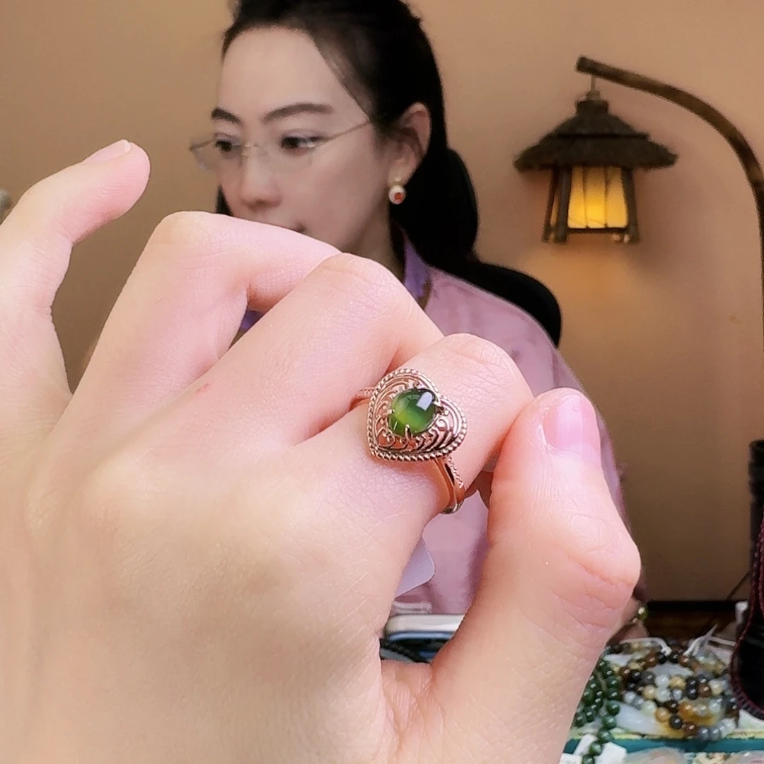 和田玉银S925镶嵌手链