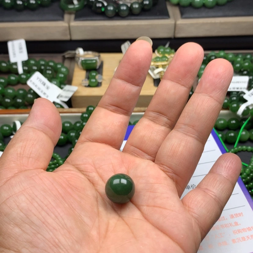 【闪购商品】颈饰未镶嵌和田玉（碧玉）汤**.14m m