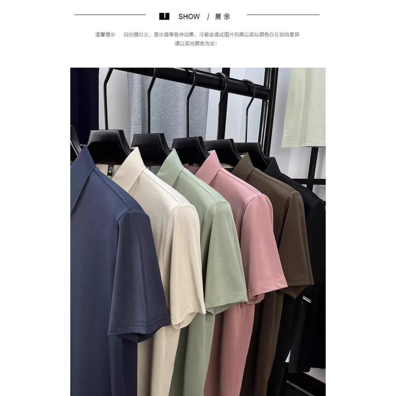 397-606号 撤柜断码孤品冬春秋季POLO衫翻领刺绣休闲商务