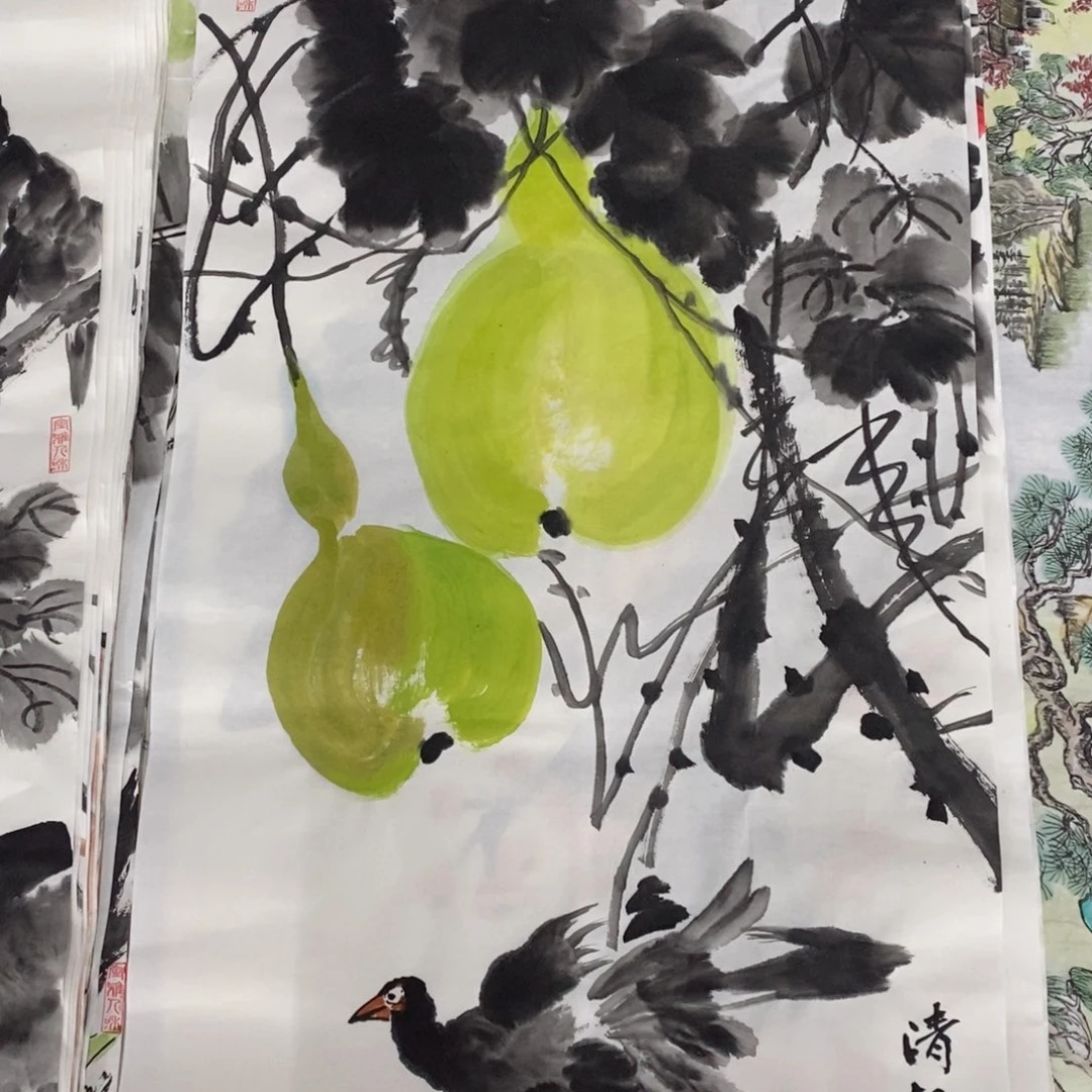 国画国画花鸟三尺朱庆平 琪