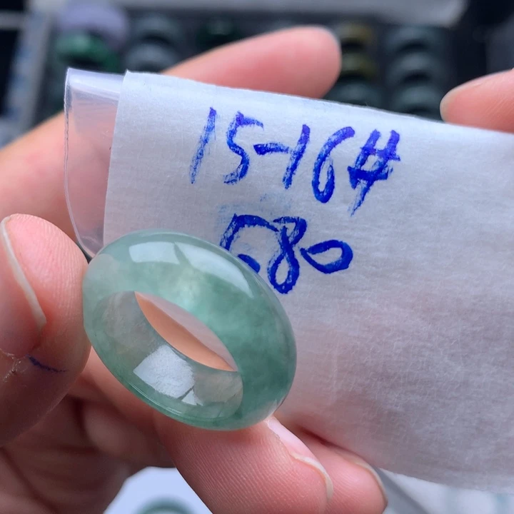 翡翠未镶嵌戒指戒圈