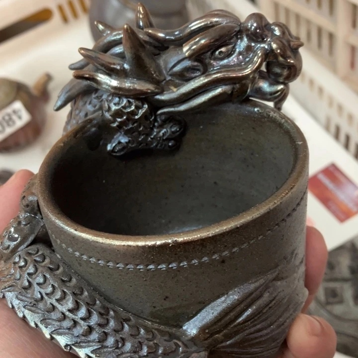 柴烧杯子宝瓶大放漏