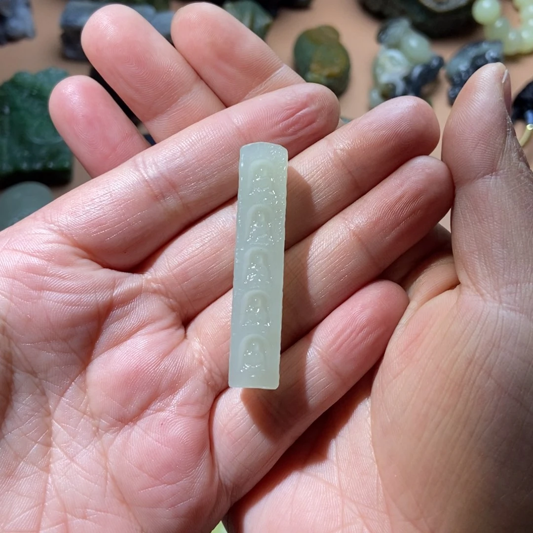 和田玉颈饰未镶嵌山**北定制