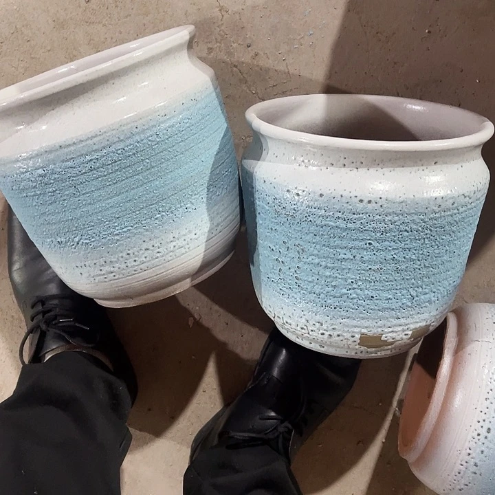 口径20高度20两只小瑕疵