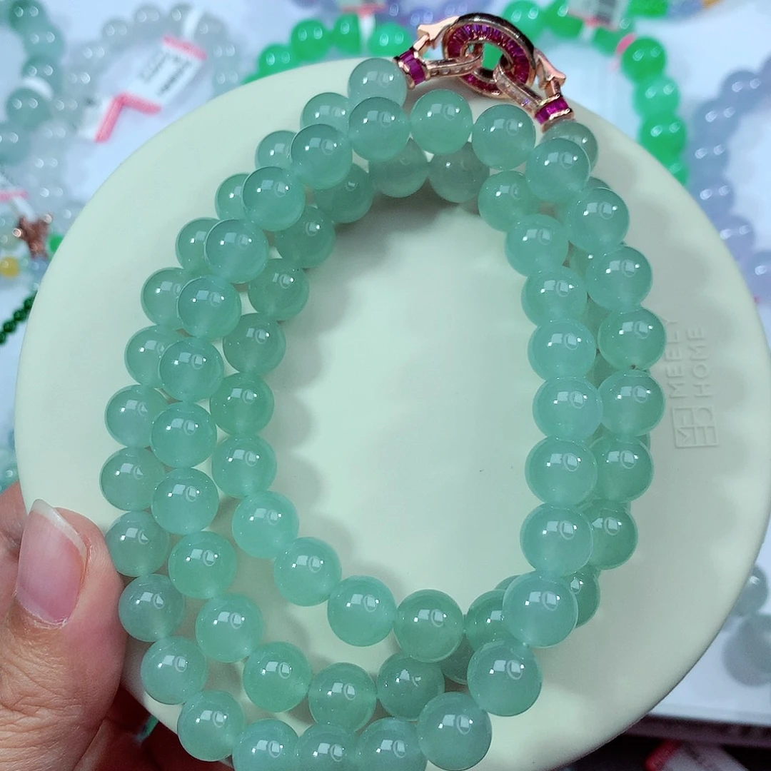 未镶嵌手链翡翠卡9