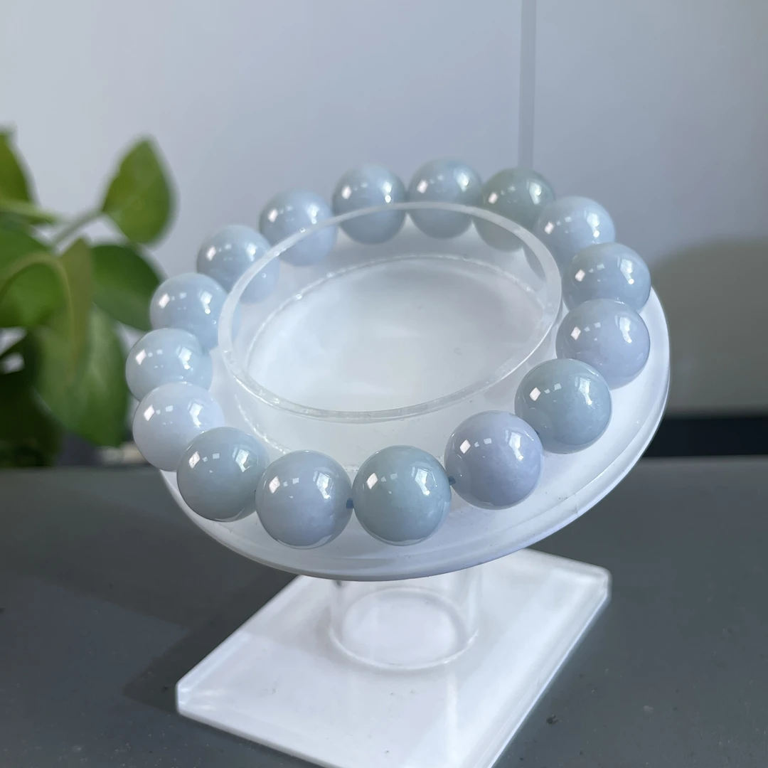 JYW04-223 天然缅甸A货翡翠 翡翠手串