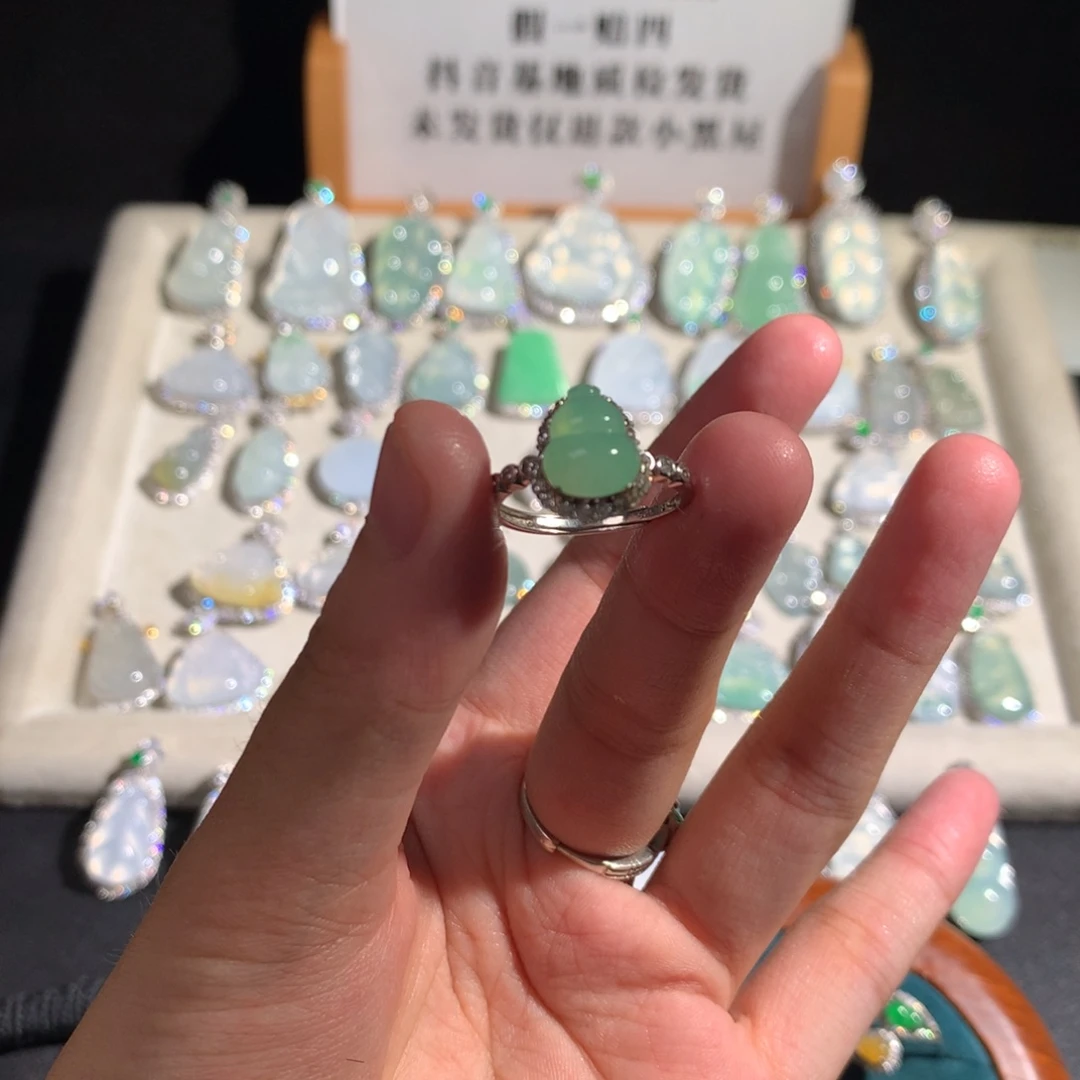 f***y翡翠银S925镶嵌挂件葫芦