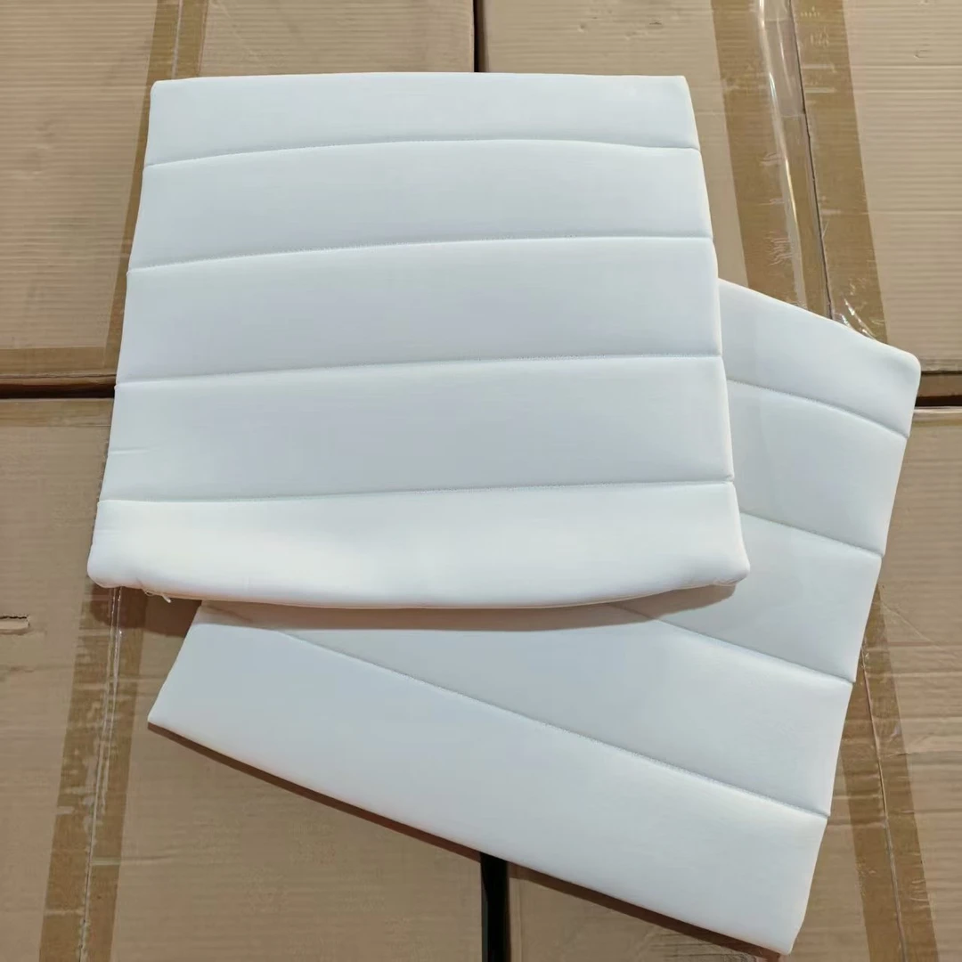 平绒面 米白色 记忆棉靠垫套/坐垫套/坐垫 45*45发2个