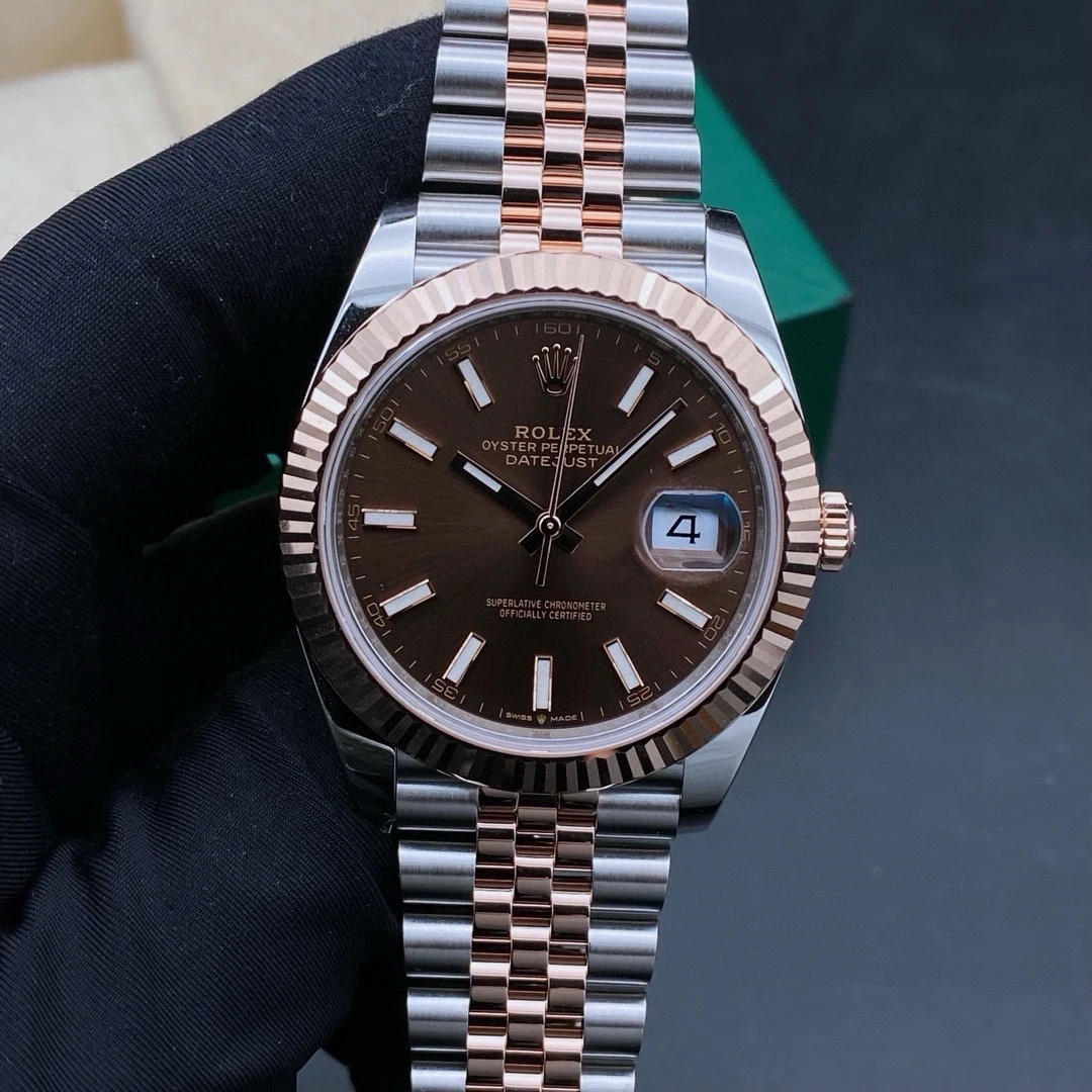 99新 Rolex/劳力士 日志126331/机械男表咖盘/20年全套/表径41