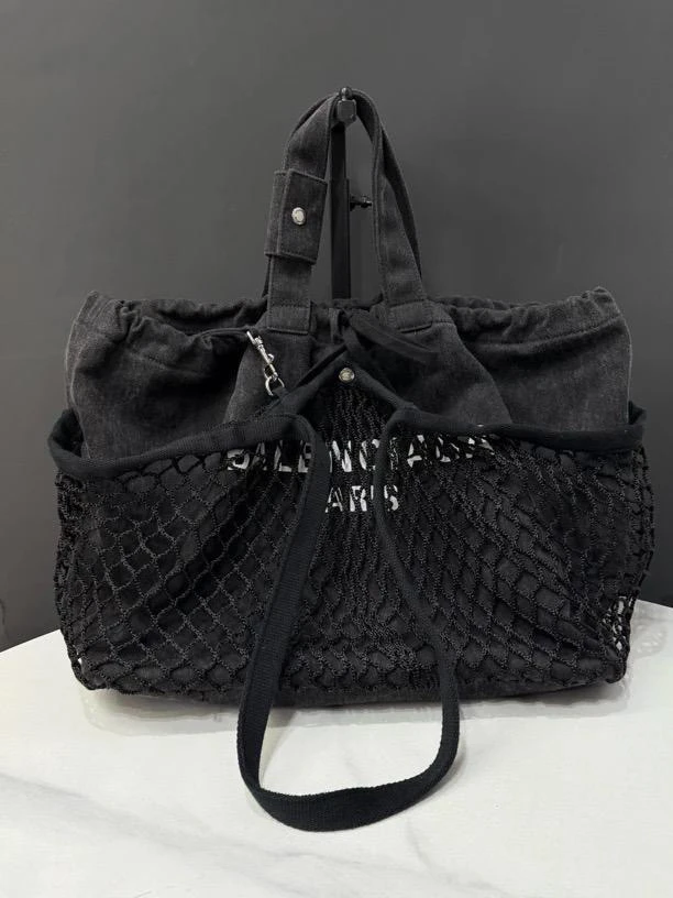 95新 Balenciaga/巴黎世家 网兜托特包34cm/JJ5050814