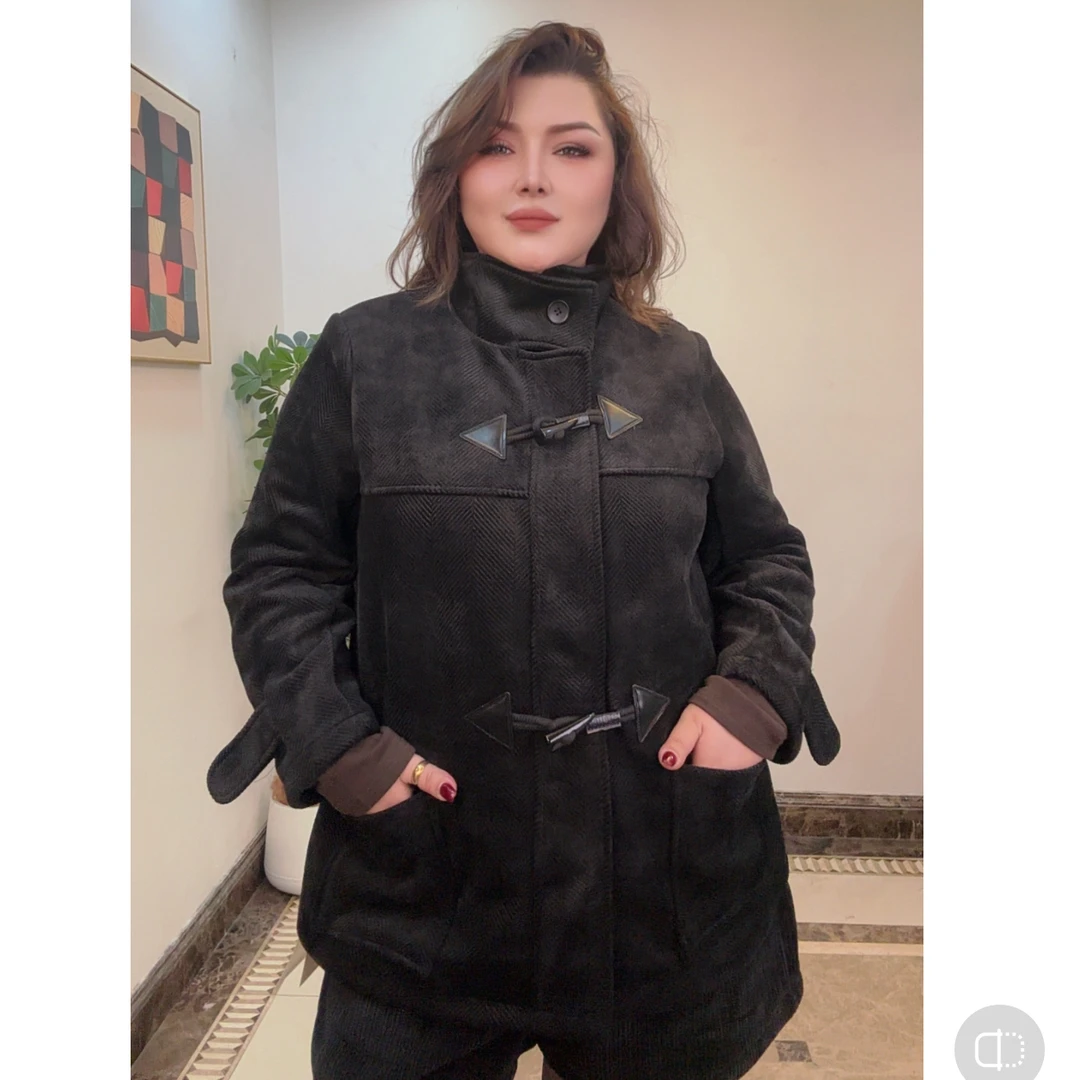 加厚冬季秋冬INS风长袖国风外套短外套厚款慵懒风