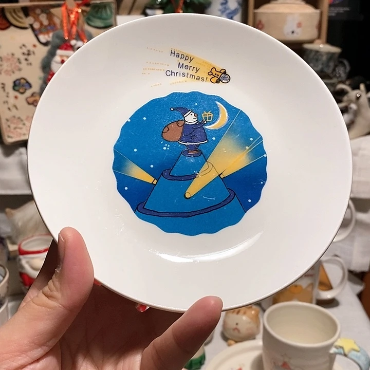 搪瓷加藤真治蛋糕盘