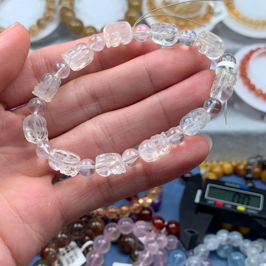 水晶手串未镶嵌水晶手串