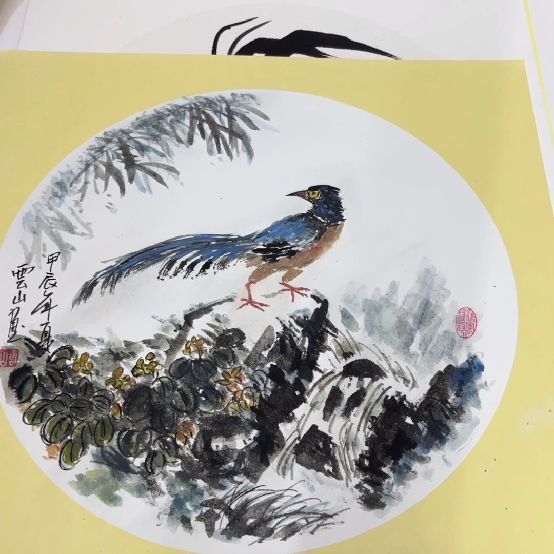 国画50-50卡纸作品艺