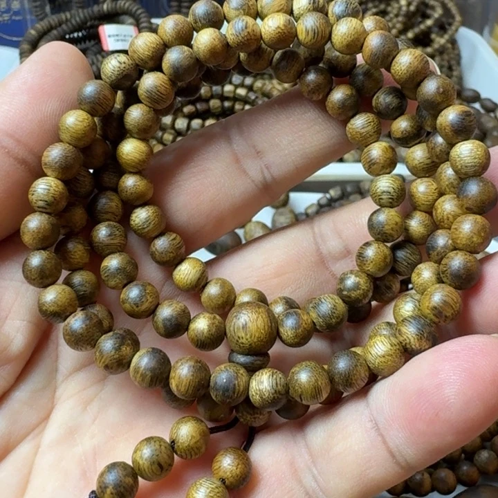 沉香手串乌身手串11克加