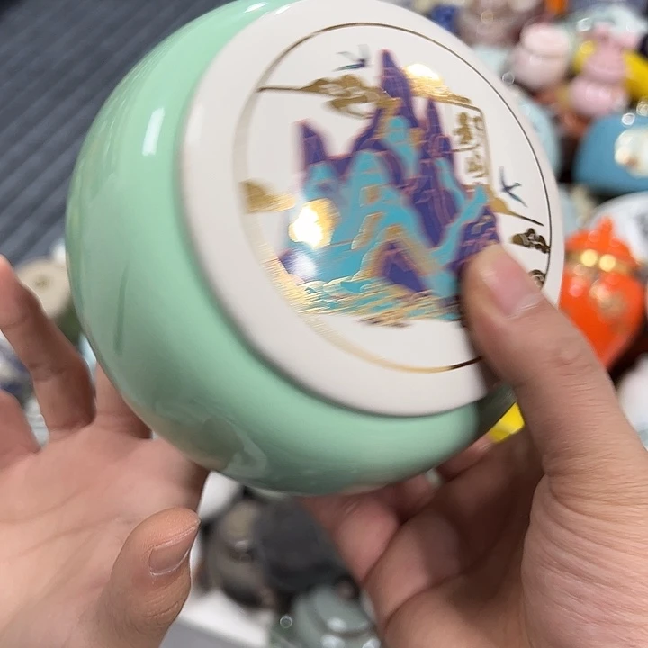 茶叶罐陶瓷家用储物罐瑕疵品介意勿拍