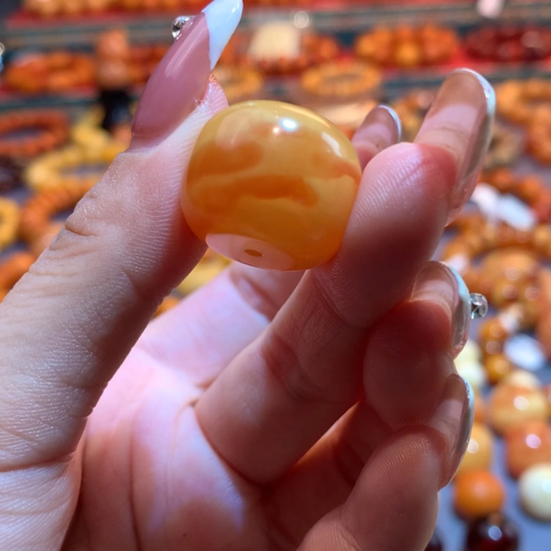 【闪购商品】未镶嵌吊坠(不含链)琥珀恬*